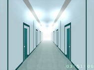 3D Matrix Screensaver: the Endless Corridors screenshot